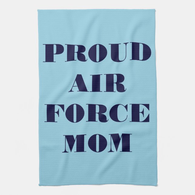 Küchentücher Proud Air Force Mama (Vertikal)