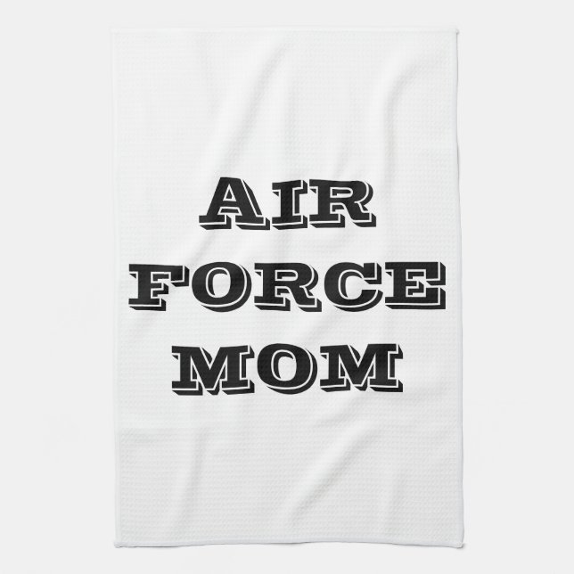 Küchentücher Proud Air Force Mama (Vertikal)