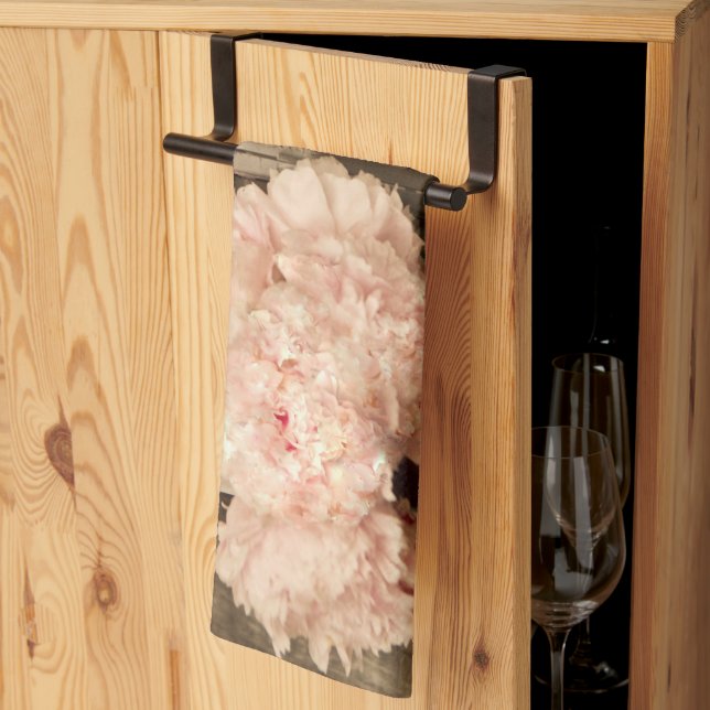 Küchentücher Set Peonies. Signalleuchten (Drittel gefaltet)