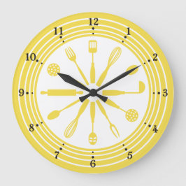 Küchenuhr für Küchengebäck Große Wanduhr