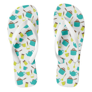 Küchenutensilien, Kochgeschirr, Besteck, Küchenzub Flip Flops