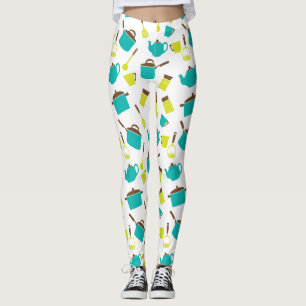 Küchenutensilien, Kochgeschirr, Besteck, Küchenzub Leggings