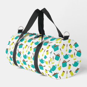 Küchenutensilien, Kochgeschirr, Geschirr, Küchenge Duffle Bag
