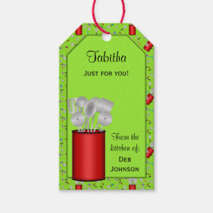 Küchenutensilien, TT/GIFT TAG-VORLAGE Geschenkanhänger