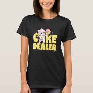 Kuchenverkäufer Süßzahn mit Torte T-Shirt