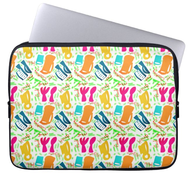 Küchenzeug Laptopschutzhülle (Vorderseite)