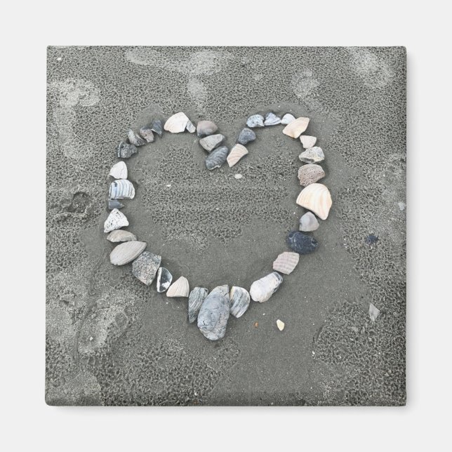 Küchenzubehör, Liebe am Strand Magnet (Vorne)