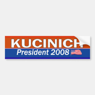 KUCINICH Präsident Autoaufkleber