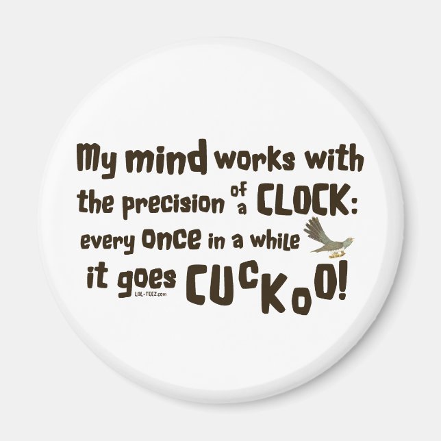 Kuckoo Uhr Magnet (Vorne)