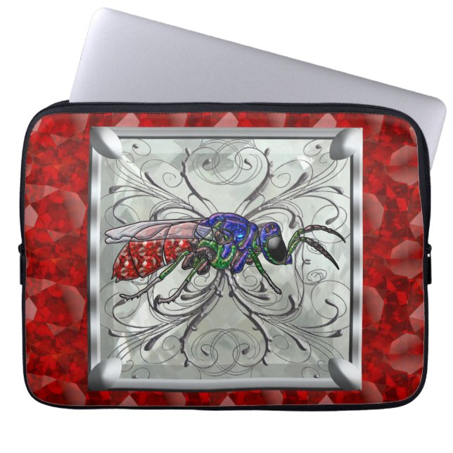 Kuckoo Wasp Laptopschutzhülle (Vorderseite)