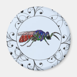 Kuckoo Wasp Magnet