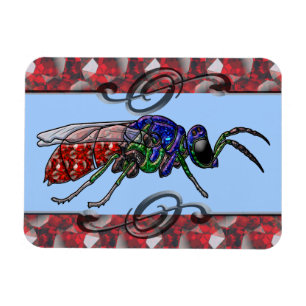 Kuckoo Wasp Magnet