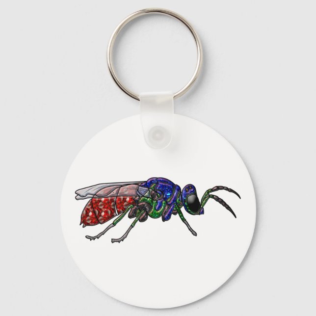 Kuckoo Wasp Schlüsselanhänger (Vorderseite)