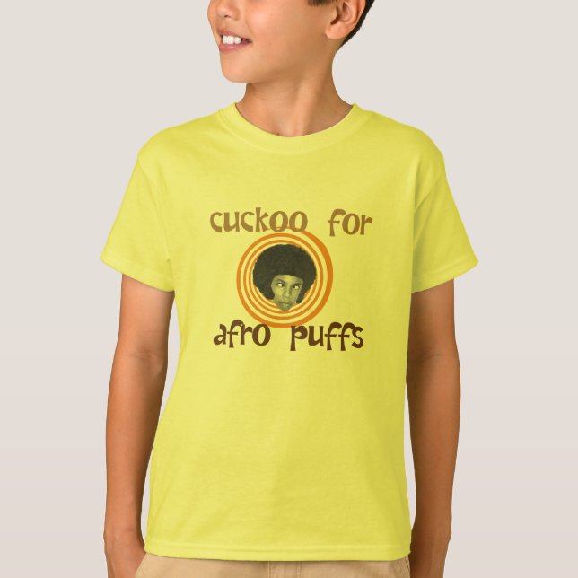 Kuckuck für Afro-Hauche T-Shirt (Vorderseite)