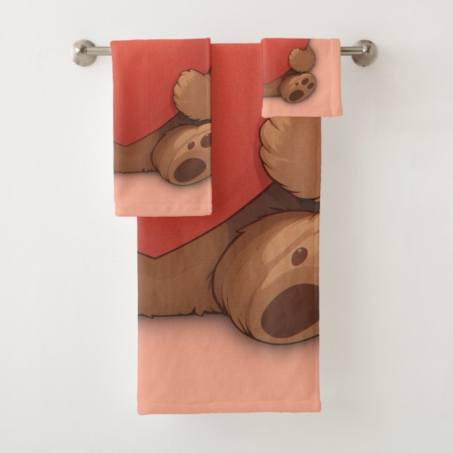 Kuddelbär Badhandtuch Set (Insitu)