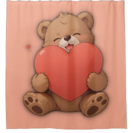 Kuddelbär Duschvorhang