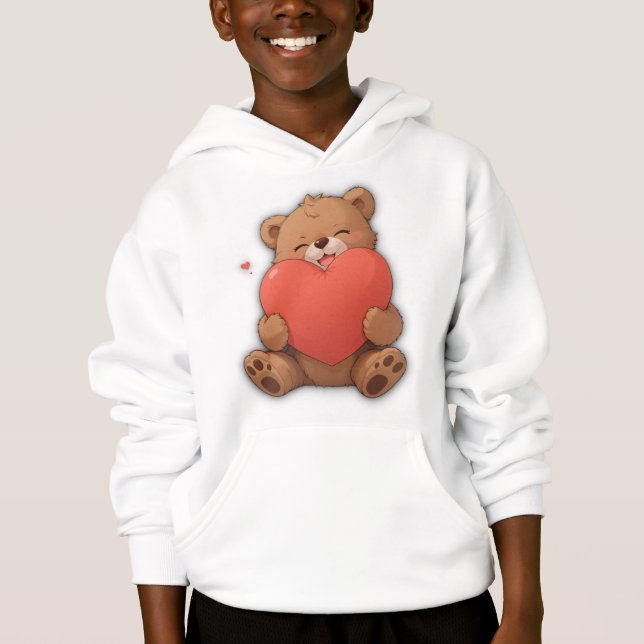Kuddelbär Hoodie (Vorderseite)