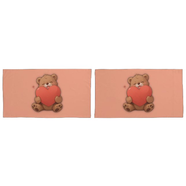 Kuddelbär Kissenbezug (Vorderseite-Set)