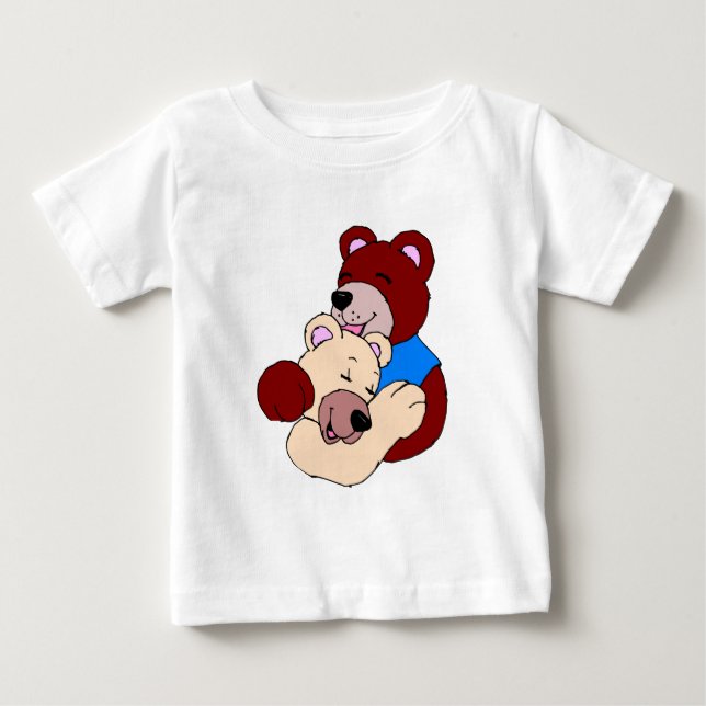 Kuddelbären Baby T-shirt (Vorderseite)