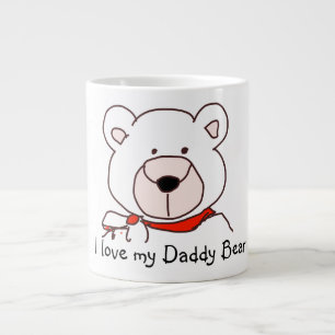 KuddelbärIllustration I Liebe meines Daddy Bären Jumbo-Tasse