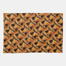 Kuddtel Tilted Smile Jack-O-Lantern Küchentücher