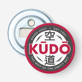 Kudo – Minimal Japanese Martial Arts Emblem Flaschenöffner
