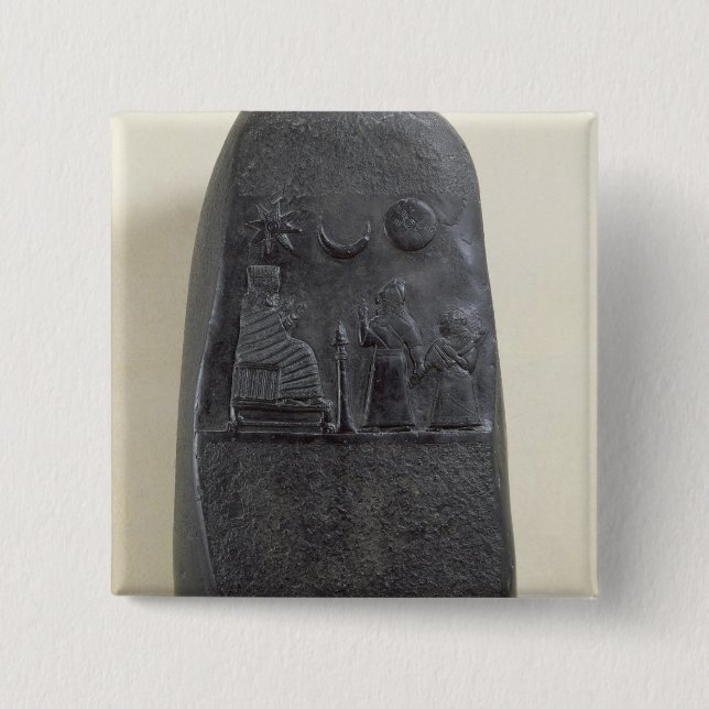 Kudurru von König Melishikhu II Button (Vorderseite)