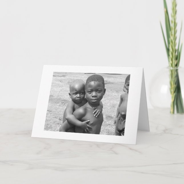 Kue Kinder Feiertagskarte (Vorderseite)