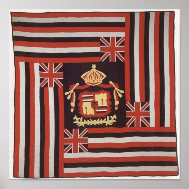 KuFortu Hae Aloha (Meine geliebte Flagge), hawaiia Poster (Vorne)