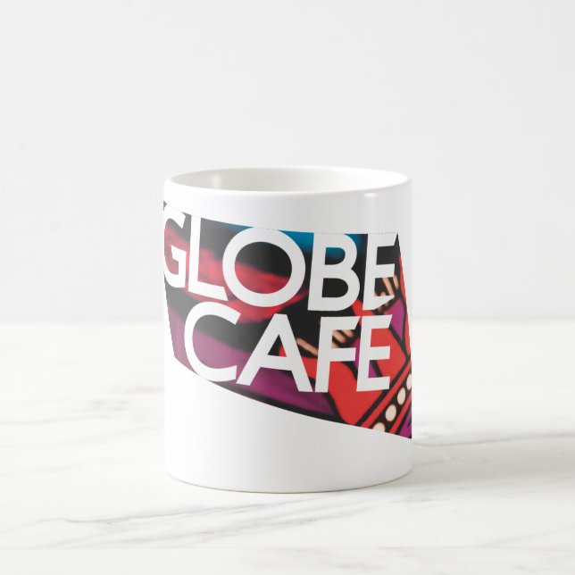 Kugel-Café mehrfarbig Kaffeetasse (Mittel)