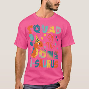 Kugel des One-A-Saurus 2nd Birthday Dinosaur Pa T-Shirt