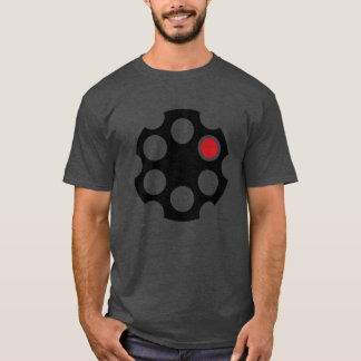 Kugel in der Revolver lustig T-Shirt