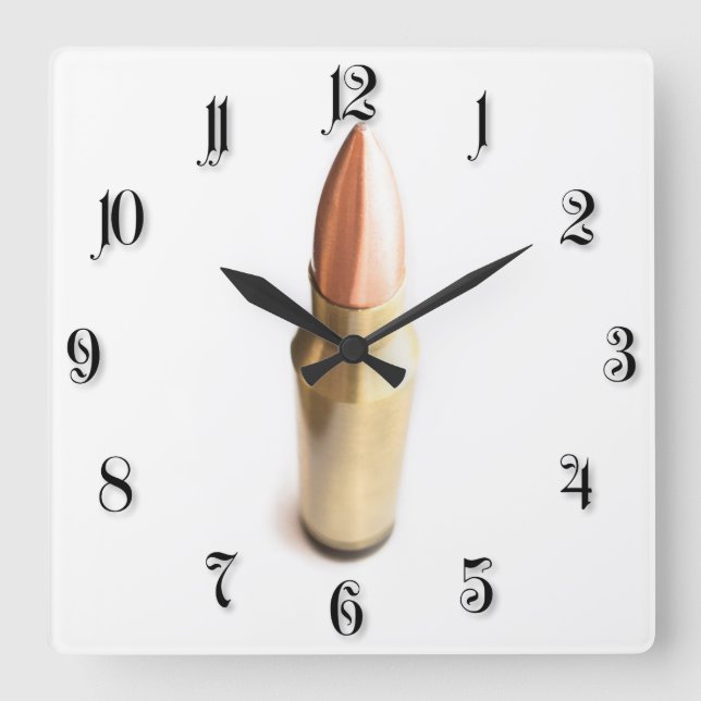 Kugel Quadratische Wanduhr (Vorderseite)