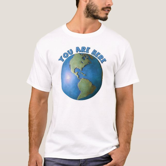 Kugel. Sie sind hier T - Shirt (Vorderseite)