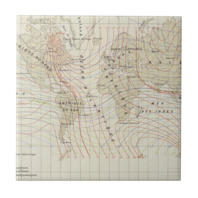 Kugel Terrestre Le Magnetisme du Fliese (Vorderseite)