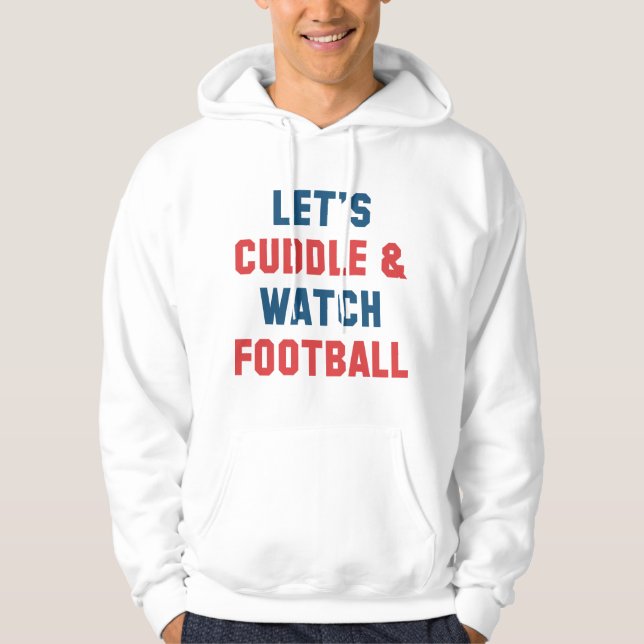 Kugel und Fußball Hoodie (Vorderseite)