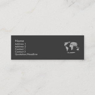 Kugel-Visitenkarte Mini Visitenkarte