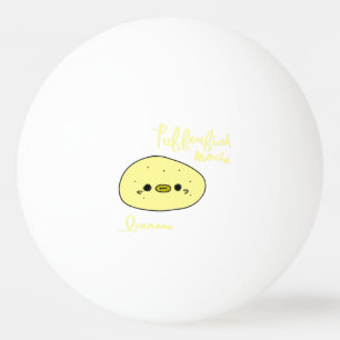 Kugelfisch Süße Mochi Lustiges Tier Mochi Tischtennisball