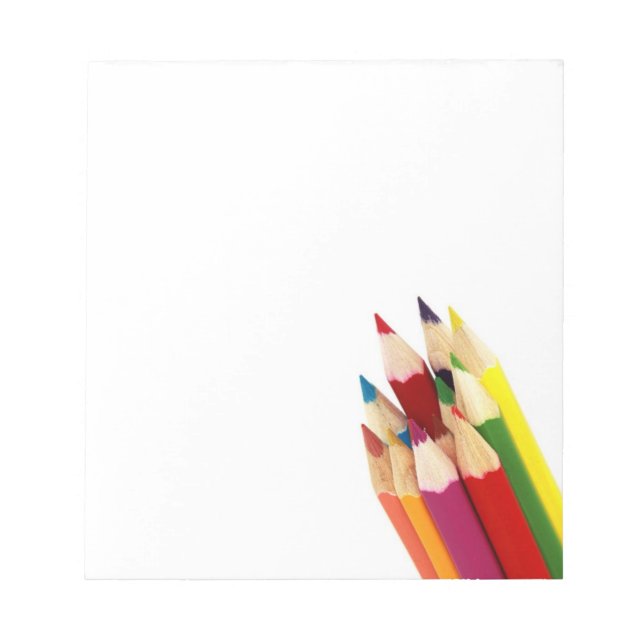 Kugelgelbe Stifte Notepad Notizblock (Vorderseite)