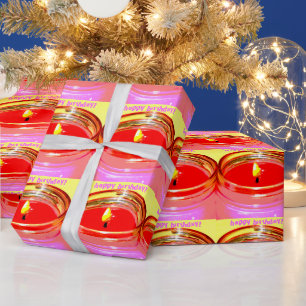 Kugelkerzenkunst Pop Geschenkpapier