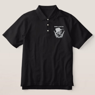 Kugeln im Gun Ute Club bestickt schwarzen Polo