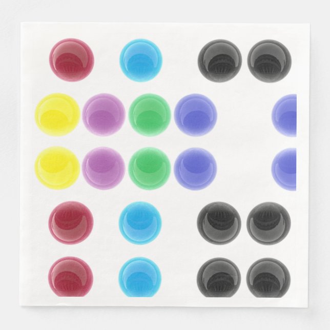 Kugeln Serviette (Vorderseite)