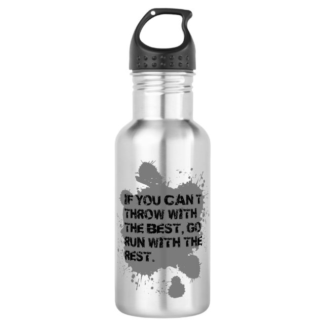 Kugelstoßendiscus-Speer-Hammer-Wurf Waterbottle Trinkflasche (Vorderseite)