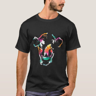 Kuh Art Head Watercolor T-Shirt