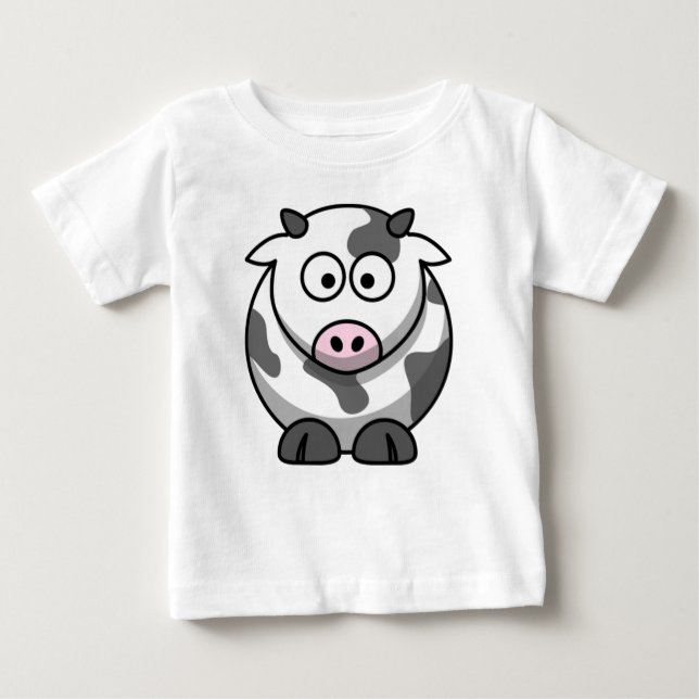 Kuh Baby T-shirt (Vorderseite)