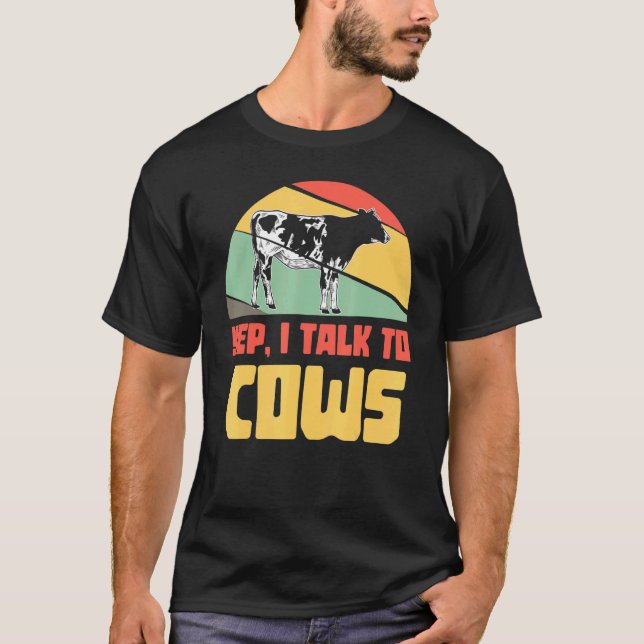Kuh-Bauer-Rindfleisch - Landwirtschaftsfonds 1 T-Shirt (Vorderseite)