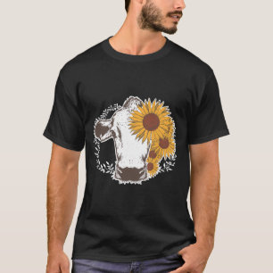 Kuh Blume Sonnenblume Frische Pasta machen Frische T-Shirt
