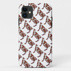 Kuh Braun und Weiße Silhouette Case-Mate iPhone Hülle
