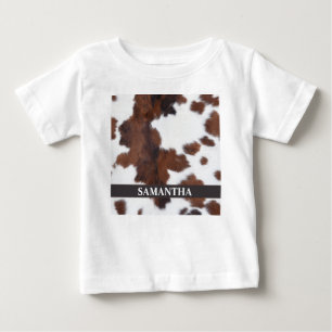 Kuh Braunes Baby T-shirt