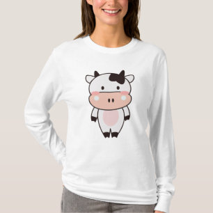 Kuh Calf Baby Kuh Patches Niedlich T-Shirt